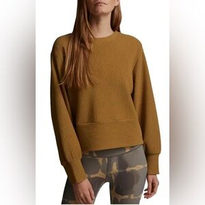 Varley Boxy Rib Sweatshirt Antique Bronze